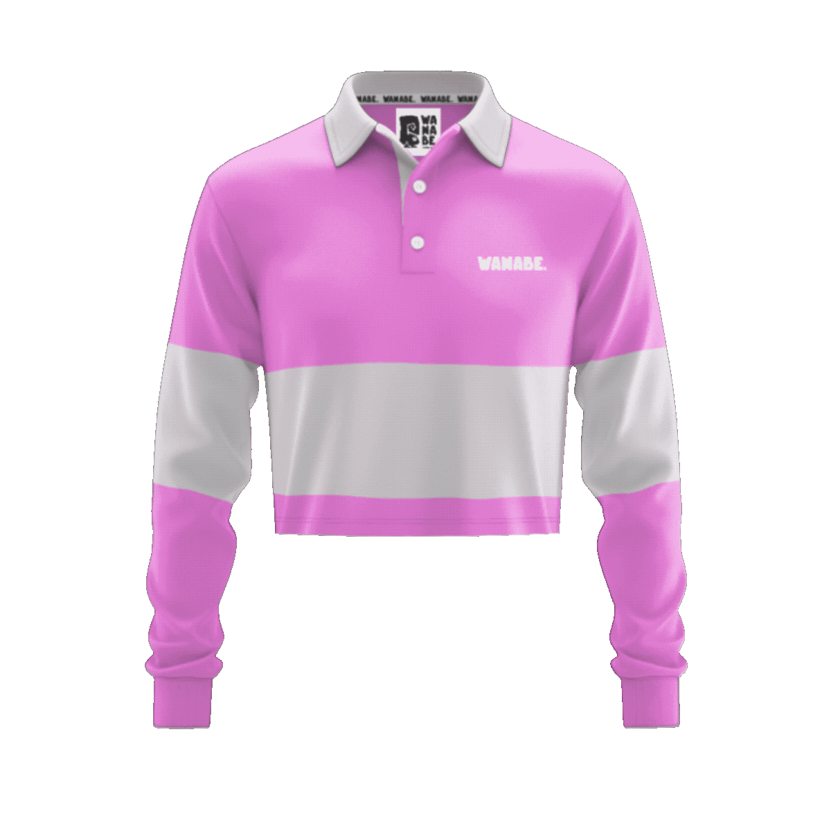 CUSTOM CROPPED POLO L/S