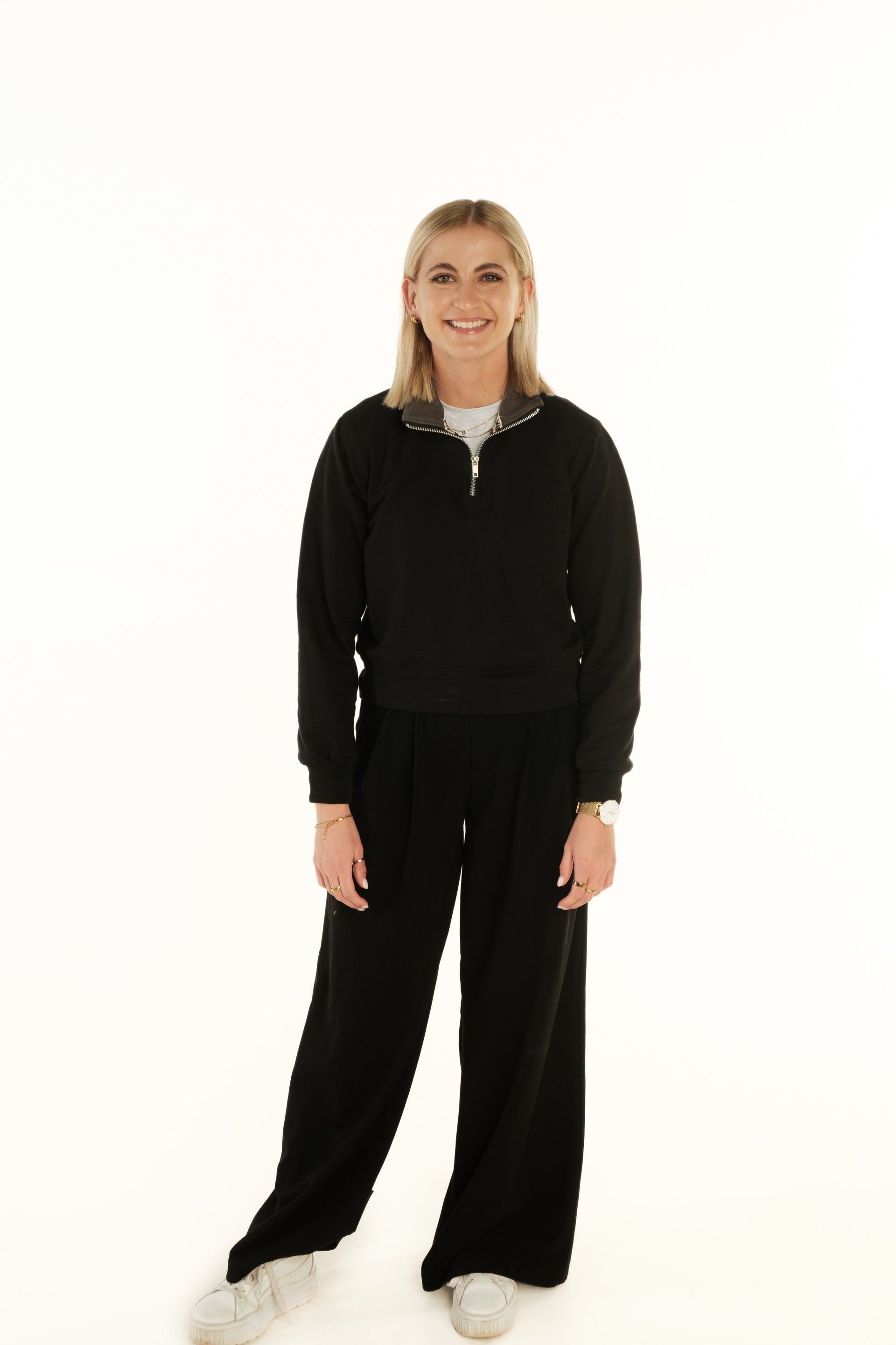 CUSTOM CROPPED 1/4 ZIP