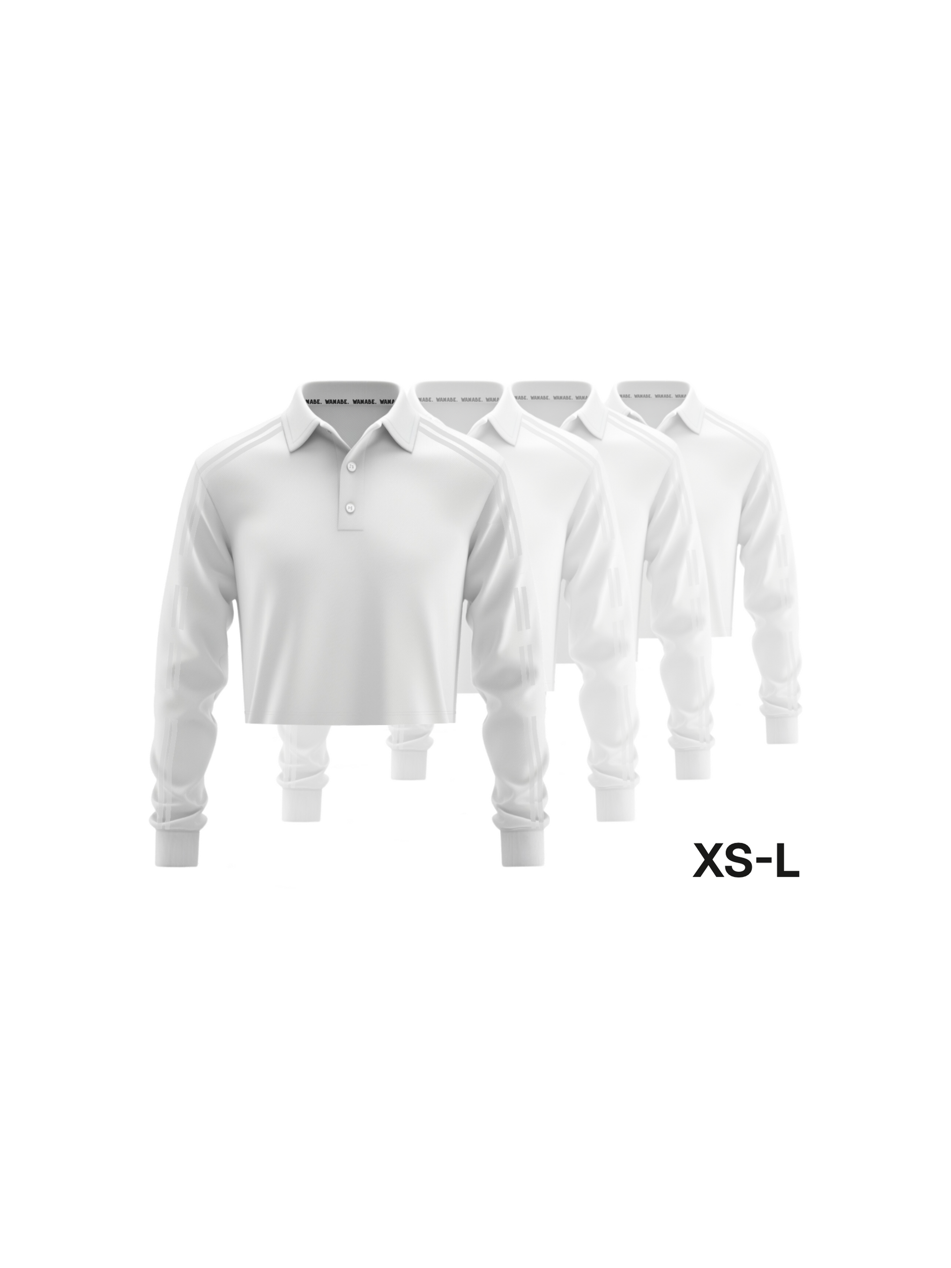 Sizing Samples - L/S Cropped Rugby Polo