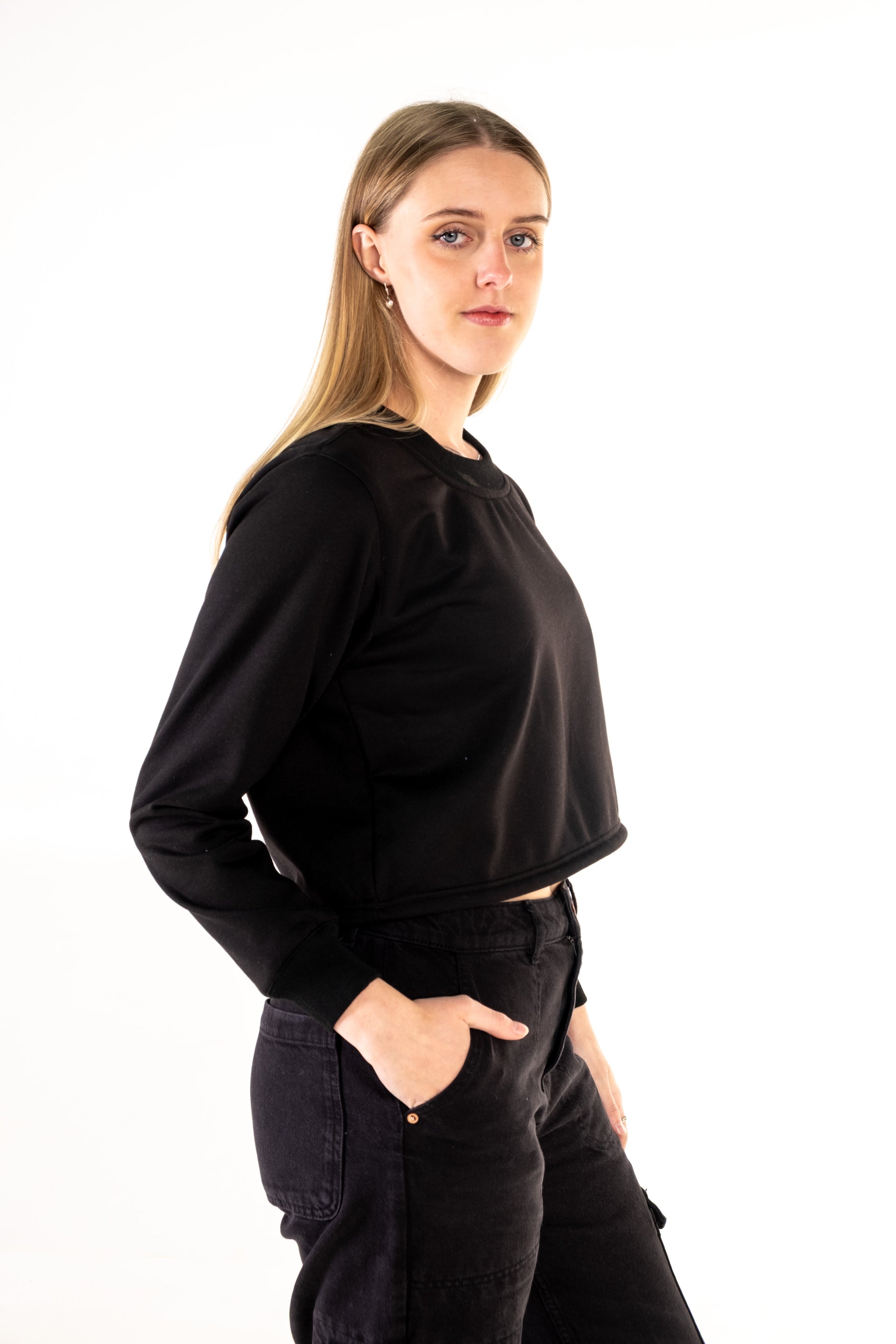 CUSTOM CROPPED SWEATER