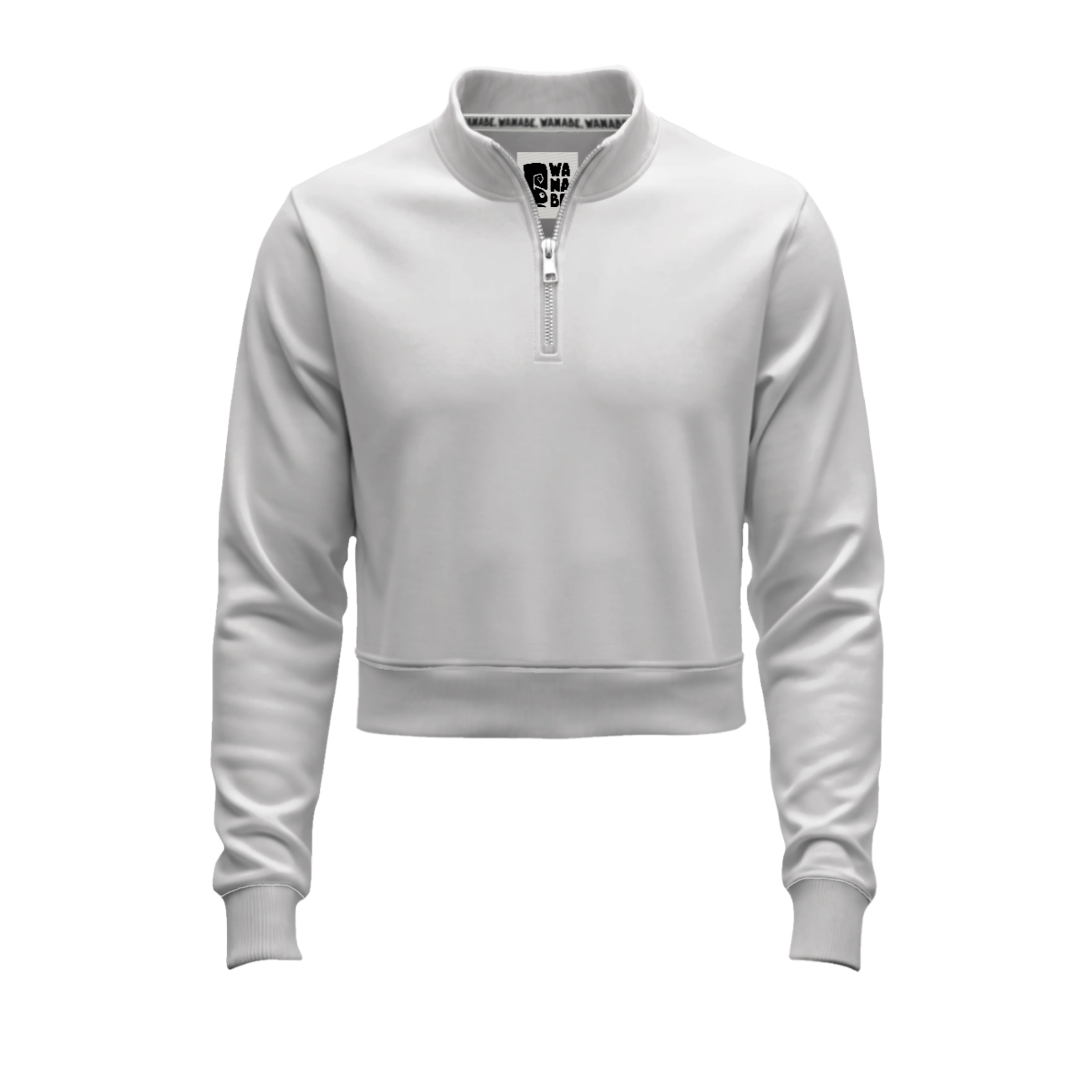 CUSTOM CROPPED 1/4 ZIP